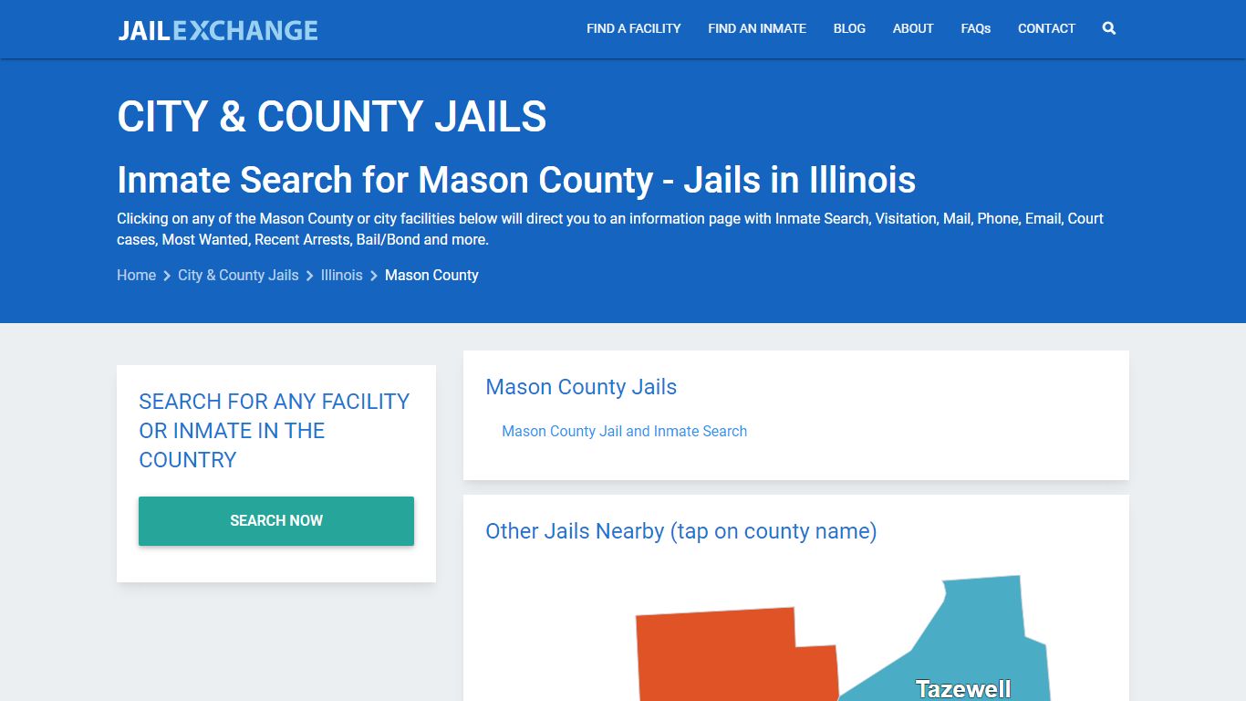 Inmate Search for Mason County | Jails in Illinois - Jail Exchange